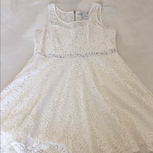Lace skater dress
